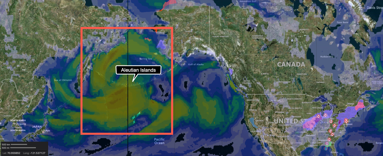 map hurricane to udig