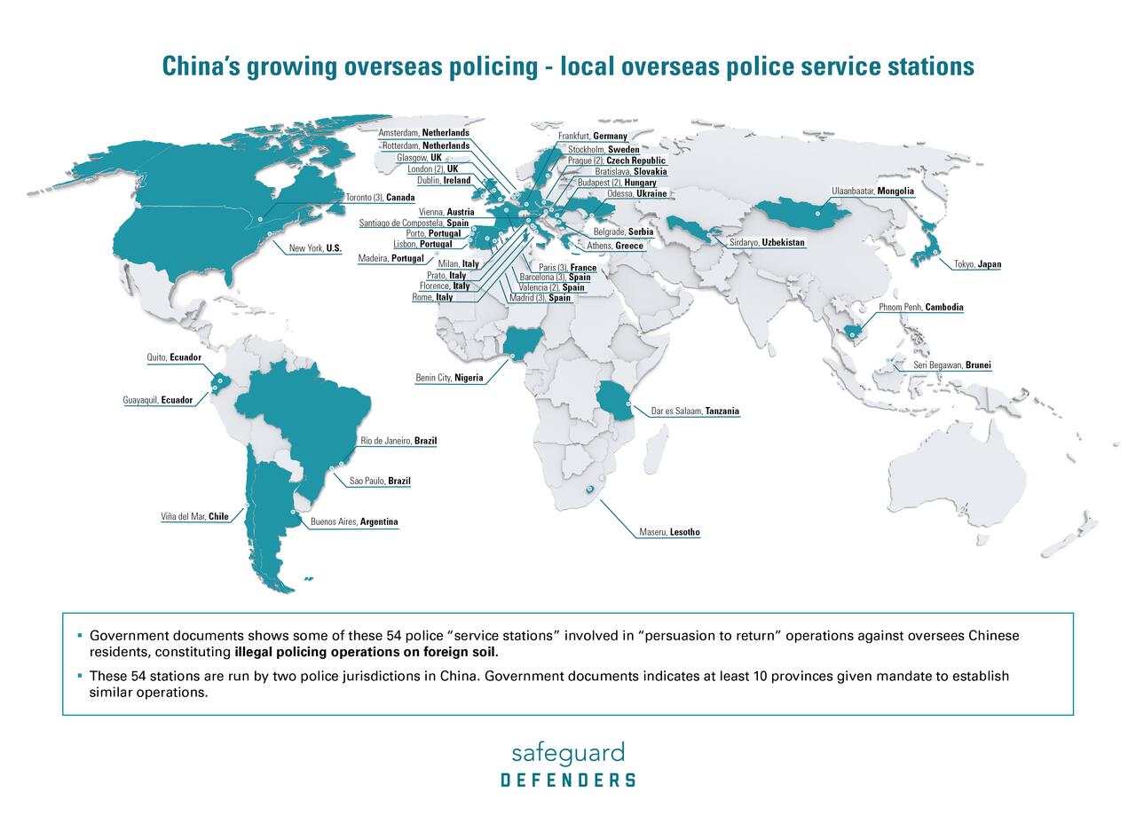 China Has Set Up Dozens Of Unofficial Police Stations Around The World ...