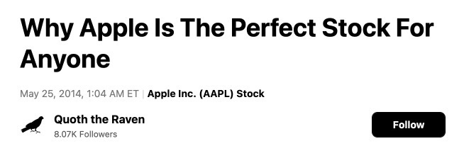 Has Apple Peaked?