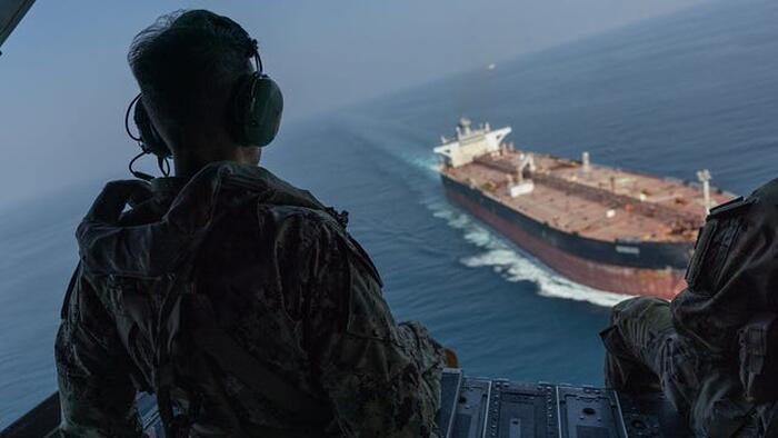 zerohedge.com - Tyler Durden - Iran Says Tanker On Fire After Mine Strike, Following US Commander's Rare Hormuz Flyover